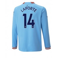 Manchester City Aymeric Laporte #14 Hjemmebanetrøje 2022-23 Langærmet